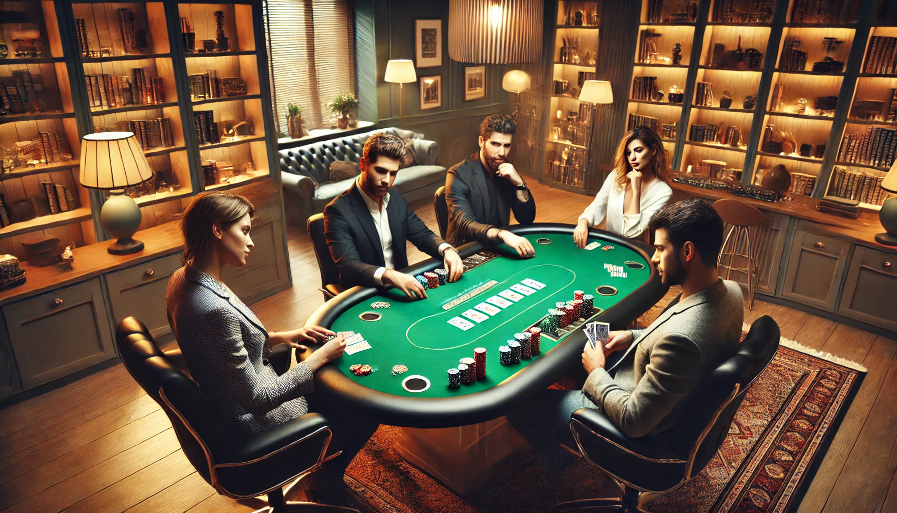 Partie de poker entre amis