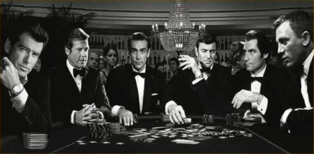 Tableau de Poker James Bond